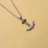New European and American Navy Style Men's Retro Anchor Pendant Necklace for Boyfriend