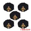 10PCS Fashion Black Girl Embroidered Patch Iron On Patches For Clothing Black Girl Magic Patches For Clothes Jackets Sewing DIY