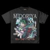 My Hero Academia Izuku Midoriya T-shirt Women's Men's Oversized Streetwear Y2k Hip Hop Harajuku Loose Short Sleeves High Quality Female Male Clothing