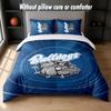 Canterbury-Bankstown Bulldogs Design Bed Bedding Set 1 Duvet Cover + 2 Pillowcases Soft Breathable Household Bed Linens