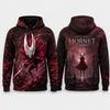 Dark Fantasy Crystal Cave Knight 3D Print Hoodie Unisex Polyester Pullover