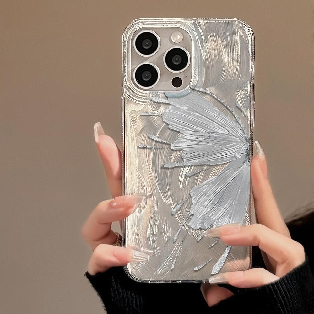 

Чехол для телефона Feather Luster для Samsung A53 A14 A33 A12 A32 S24 S23 Plus S20 S21 FE для iPhone 17 15 16 13 Pro 17 16 Pro Max Чехол для телефона с бабочкой и бантом iPhone 17 чистый