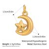  3PCS/Bag Ocean Style Seahorse Fish Conch DIY Jewelry Accessories Combination Pendant Handmade DIY Accessory