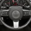 Real Carbon Fiber Steering Wheel Decor Trim Car Interior Accessories Car Interior Supplies For Mazda MX-5 Miata 2009-2015 2