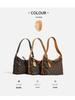 Women's Retro Floral Tote Bag - Large Capacity, Single Shoulder, High-End Commuter Crossbody