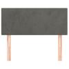 Vidaxl Bed Headboard, Dark Grey, 90X5X78/88 Cm, Velvet