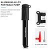 RIDERACE Bike Pump Portable Mini Cycling Hand Air Pump High Pressure Ball MTB Road Bicycle Tire Inflator Schrader Presta Valve