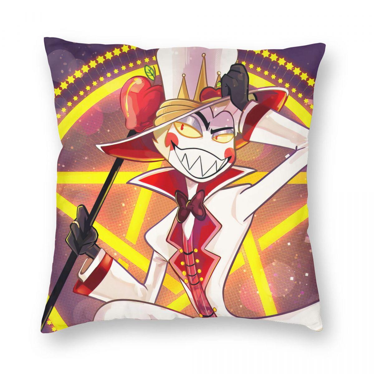 

Cartoon Hazbins Hotels Pillowcase Printing Polyester Cushion Cover Decoration Pillow Case Cover Seat Square 45*45cm 12x12Inch