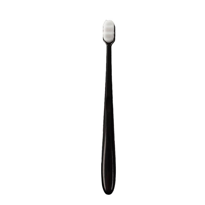 Ultra Soft Bristle Toothbrush With Wavy Head Design Gentle Oral Care PP Handle White Or Black