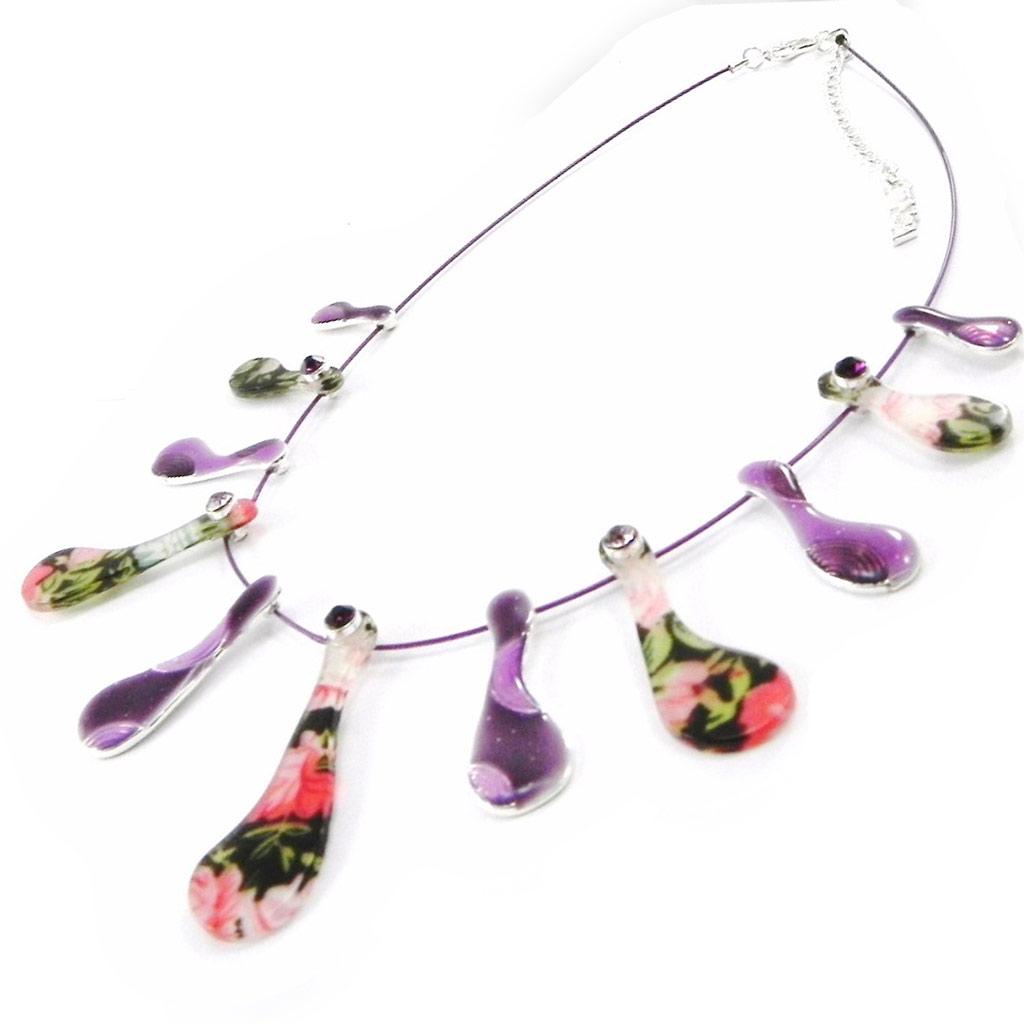 NOA [I5343] - Collier Créateur 'Liberty' violet