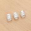 50pcs Silver Dreadlocks Beads Golden Hair Braid Tubes African Hair Rings  for Women Girls