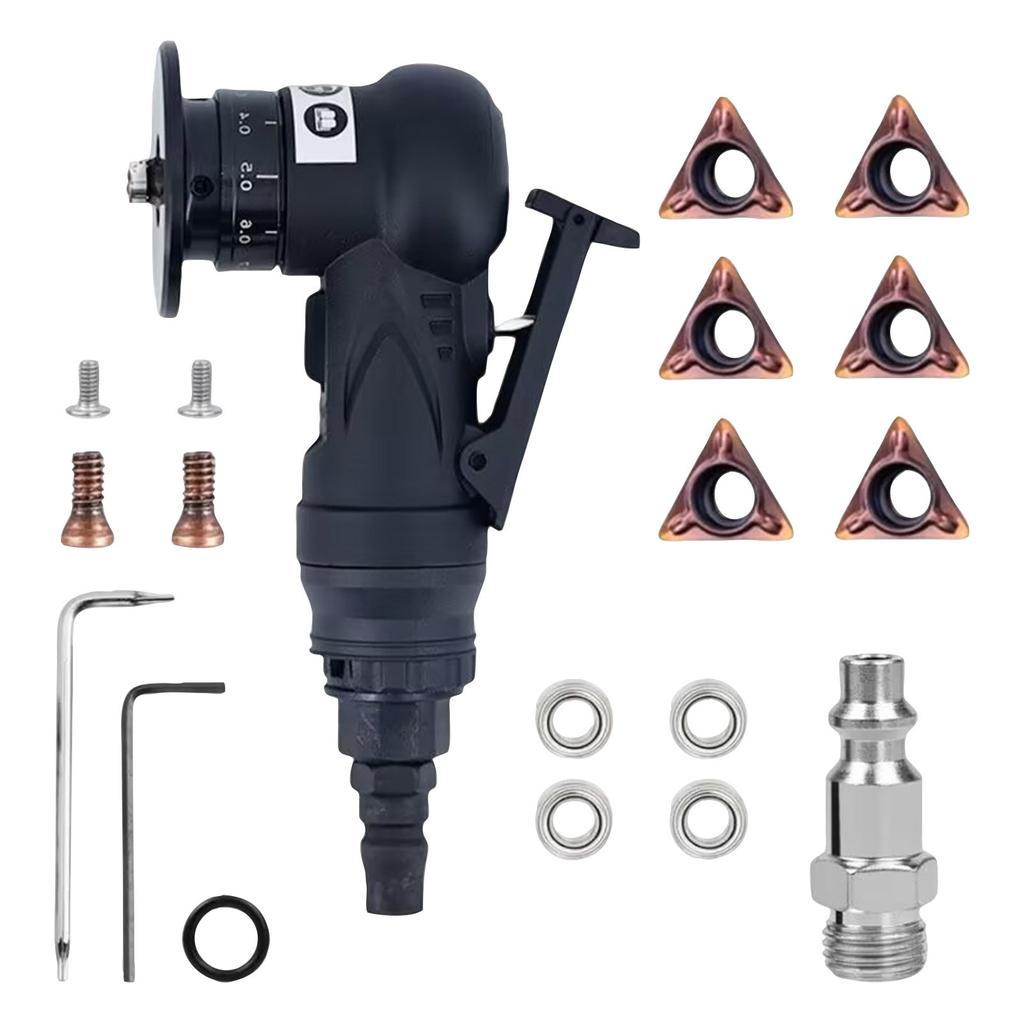 Pneumatic Trimming And Chamfering Machine Handheld Metal Edging Machine 45 Degree C Angle R Angle For Wood Burr Trimming