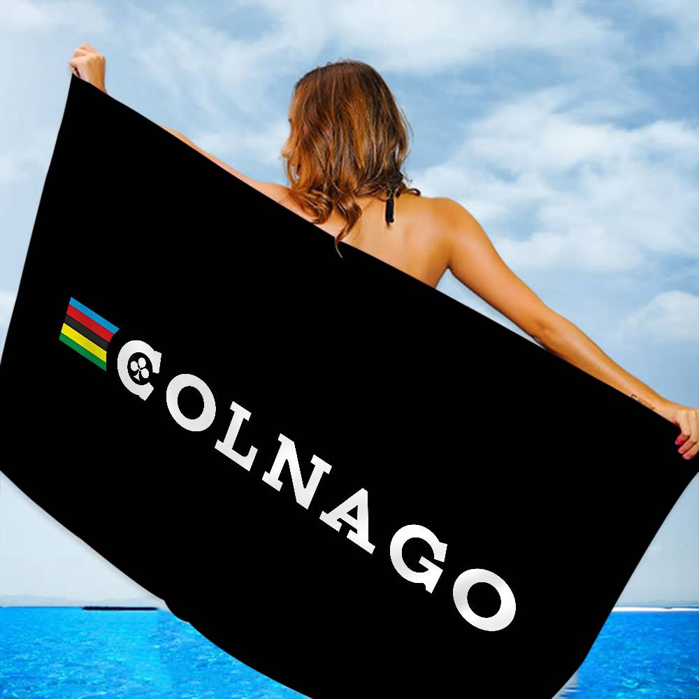 

C-Colnago Logo Microfiber Printed Beach Towel Mountain Climbing Yoga Beach Swimming Running Absorbent Soft Towel W40*H60(CM)