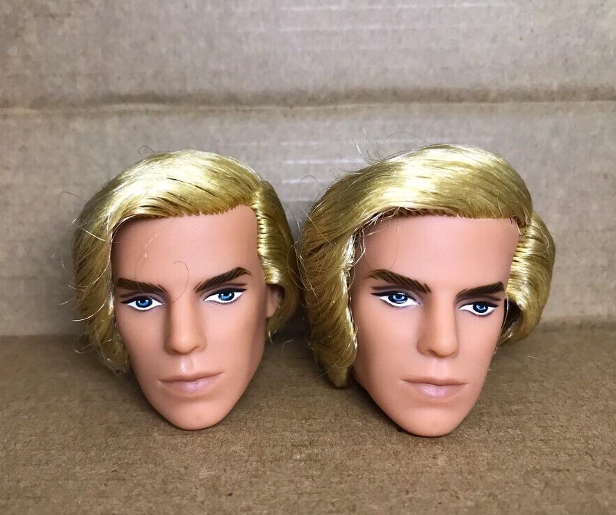 Rare Limited Collection Fashion Loyalty Doll Head Leon Pierre Devries FR Doll Accessories DIY Dressing Boy Prince Toy Doll Heads