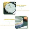 23cm Sub-grid Plate Fat-reducing Sub-plate Children's Tableware Three-grid Rice Plate Separated Dessert Breakfast Plate Kitchen