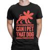 Kann ich diesen Hund streicheln Demodog Edition T-Shirts Herren Reine Baumwolle Freizeit-T-Shirt Rundhals Kurzarm Kleidung Übergröße