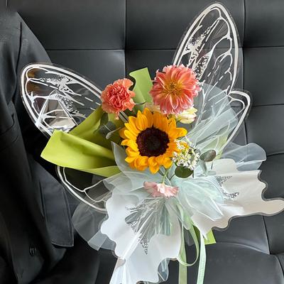 Diy Modeling Bouquet Χαρτί περιτυλίγματος Λουλούδι Χαρτί Περιτυλίγματος Netflix Butterfly Wings