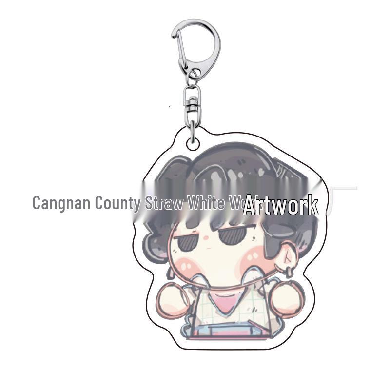 Kpop Demon Hunter Girl Group Keychain: Lumi, Zoe, Mira & Qin Yu Cute Acrylic Schoolbag Pendant