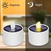1/3/5pcs Christmas Solar Lights LED Candle Flameless Lamp Waterproof Solar Tea Light Rechargeable Garden Candle Lights for Party Home Decor