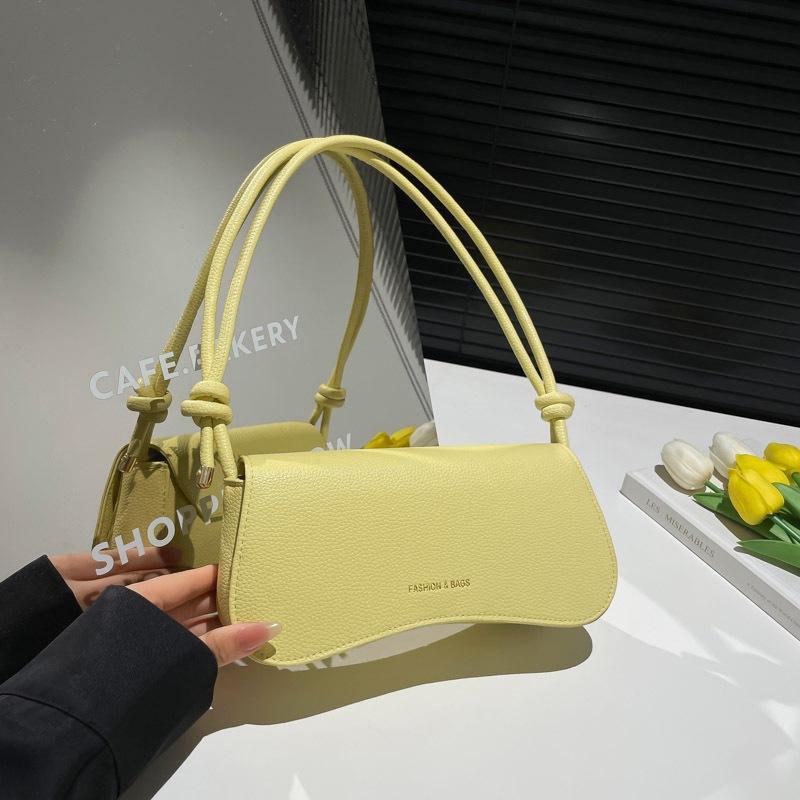 Casual Simple Retro 2025 Summer New Fashion Popular Niche Shoulder Crossbody Handbag