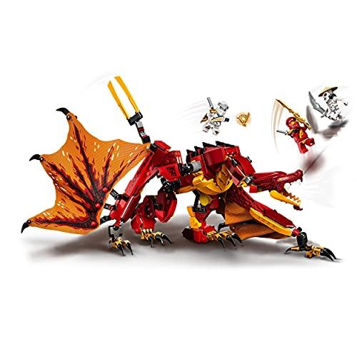 LEGO Ninjago Fire Dragon Attack 71753 Toy Ninja Dragon Boys Ages 8 and Up