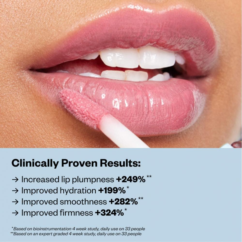 Kosas Wet Lip Oil Aufpolsternde Peptid-Lippenbehandlung Glanz 0,15 Unzen 4,6 ml Malibu Cool Perlmuttrosa