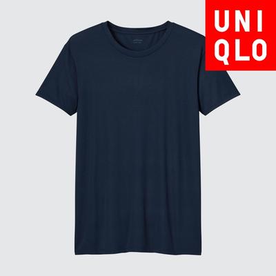 Japan Airism Rundhals-T-Shirt mit kurzen Ärmeln 