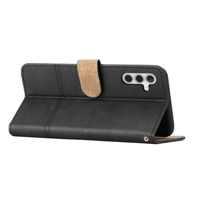 For Samsung Galaxy A17 5G/A17 4G/A26 5G Case Line Imprinted PU Leather Wallet Phone Cover