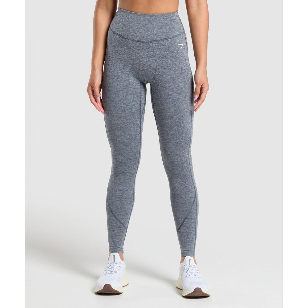 

GYMSHARK Heart Marl Leggings Titanium Blue B8A9S UCT4 XXL