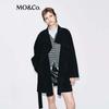 MO&Co. Women's High-Neck Double-Faced Wool Coat