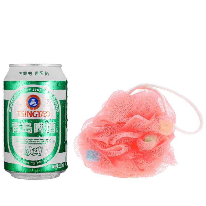 Large Sponge Bath Ball, Colored Nylon Back Bath Flower, Jelly Granular Sponge Bath Flower Bath Products