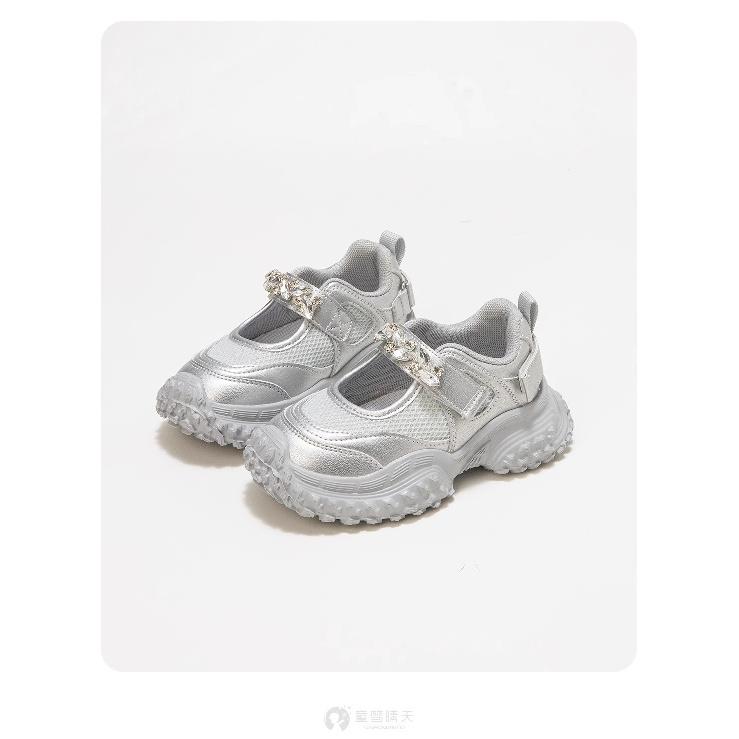 

Girls sports shoes, new autumn model children s shoes, breathable dad shoes for girls, mesh shoes for baby girls, autumn style shoes 31 срібний