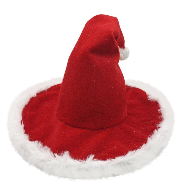 

Soft Polyester Witch Hat Holiday Festives Celebration Hat Women Cosplay Hat for Celebrations and Themed Gatherings 1
