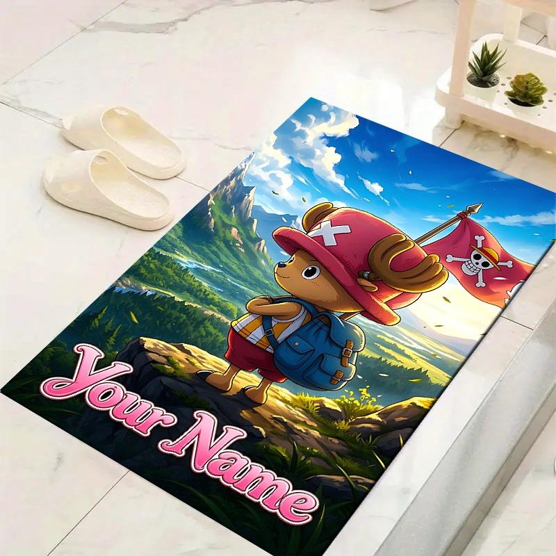 Custom 1Pc Epic Adventure Awaits Flannel Personalized Rug Non Slip Floor Mat Soft Carpet for Living Bedroom Office Home Decor Gift