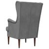 Armchair Dark Grey Velvet