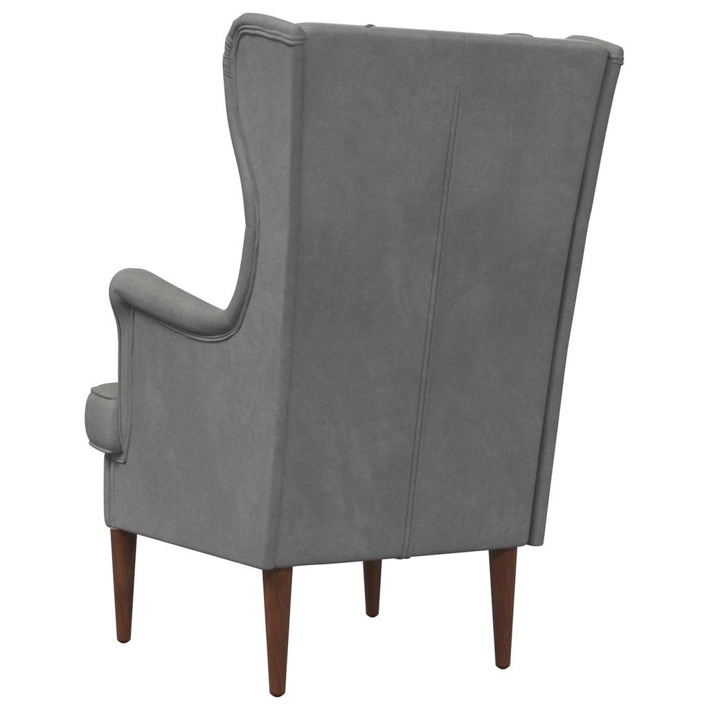 Armchair Dark Grey Velvet
