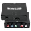 SAIZHUO Component YPbPr to HDMI Converter Kit RGB to HDMI Adapter with HDMI and Component Cables for 1080 HDTV - (Black)