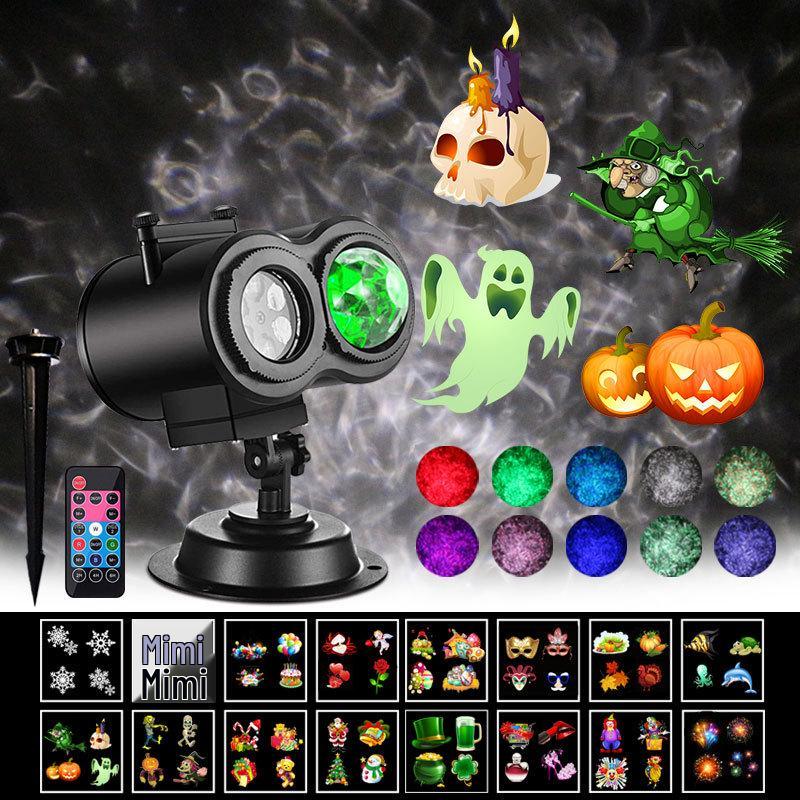 Bright Outdoor Waterproof Snowflake Projector Light for Christmas & Halloween