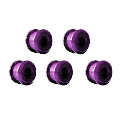 5Pcs Bike Bicycle Aluminum Alloy Chainring Bolts Disc Single Chainwheel Screws