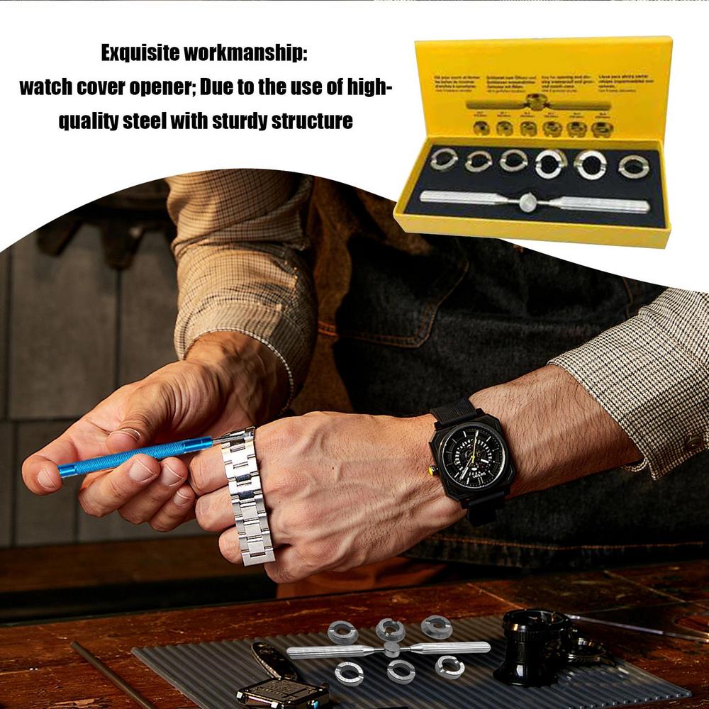 Watch Back Cover Opener Easy Open Watch Back Case Watch Repair Tools For Grooved Screw Bottom Gear Opening