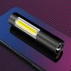 Mini LED Flashlight USB Rechargeable COB Flashlight Waterproof Lighting USB Charging Portable COB Lights Outdoor Lighting New LED Light Flashlight