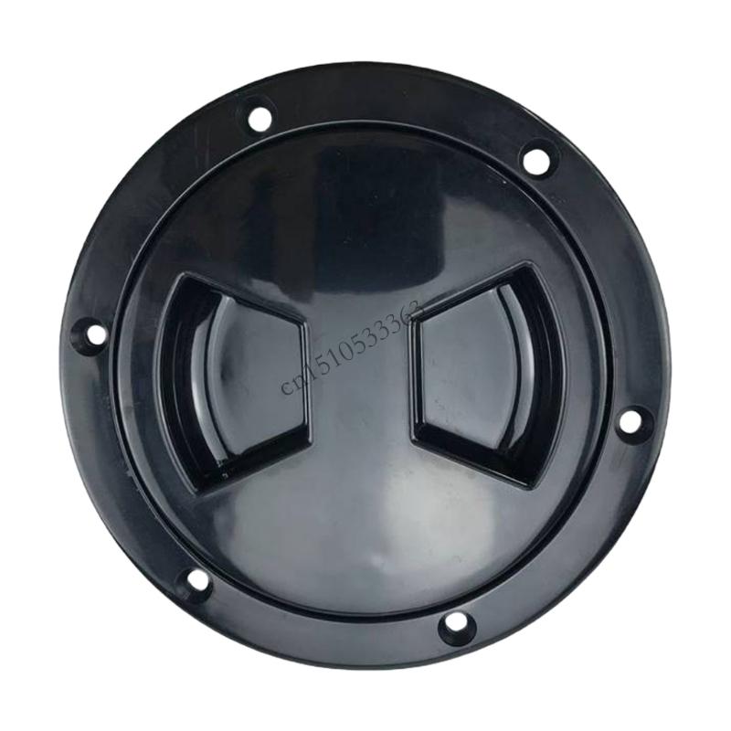 

090E Round Nonslip Inspection Hatches Size 4 5 6 With Detachable Cover Plastic Screw Out Access Hatches