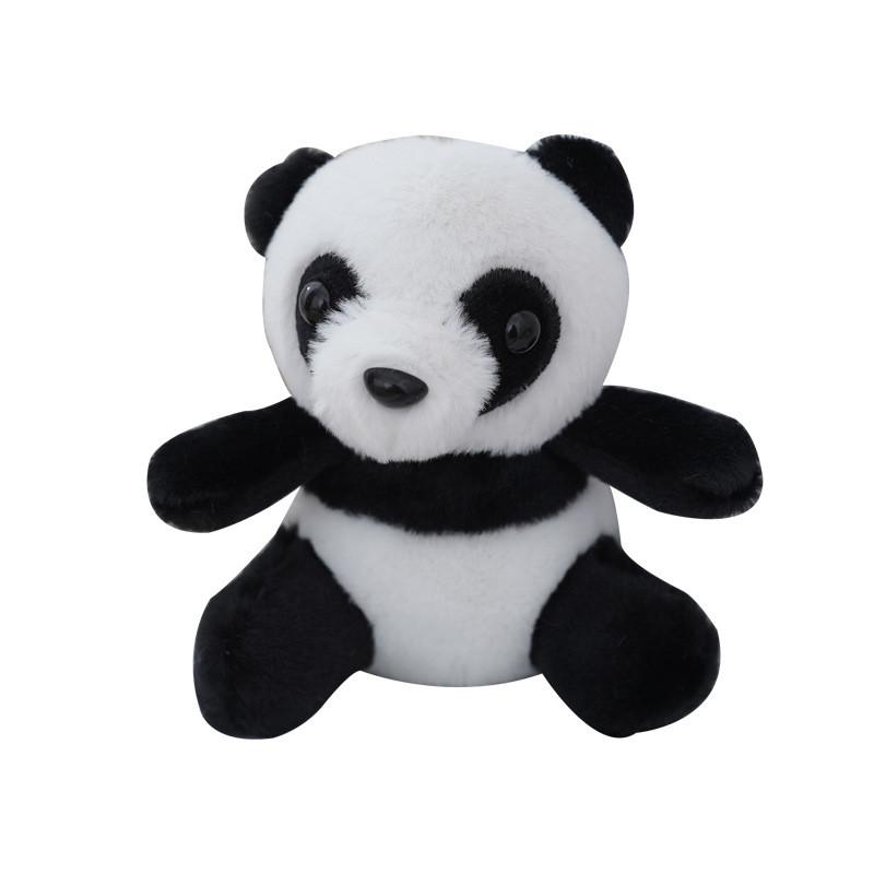 Adorable Plush Panda Backpack Pendant Soft Toy Customizable Stuffed Animal Keepsake