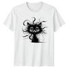 Easily Distracted Sarcastic Cat TShirt Funny Cats Animal And Her