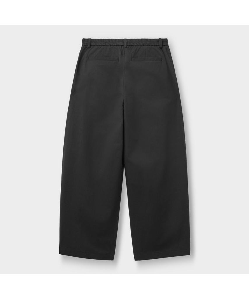 Keoseuuteommellou Black Volume Cotton Pants Cwpam26343Bkx