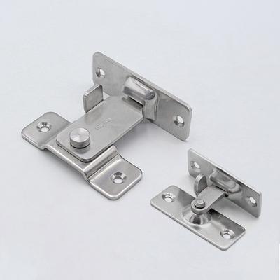 90 Degree Stainless Steel Door Latch Right Angle Sliding Bending Door Lock