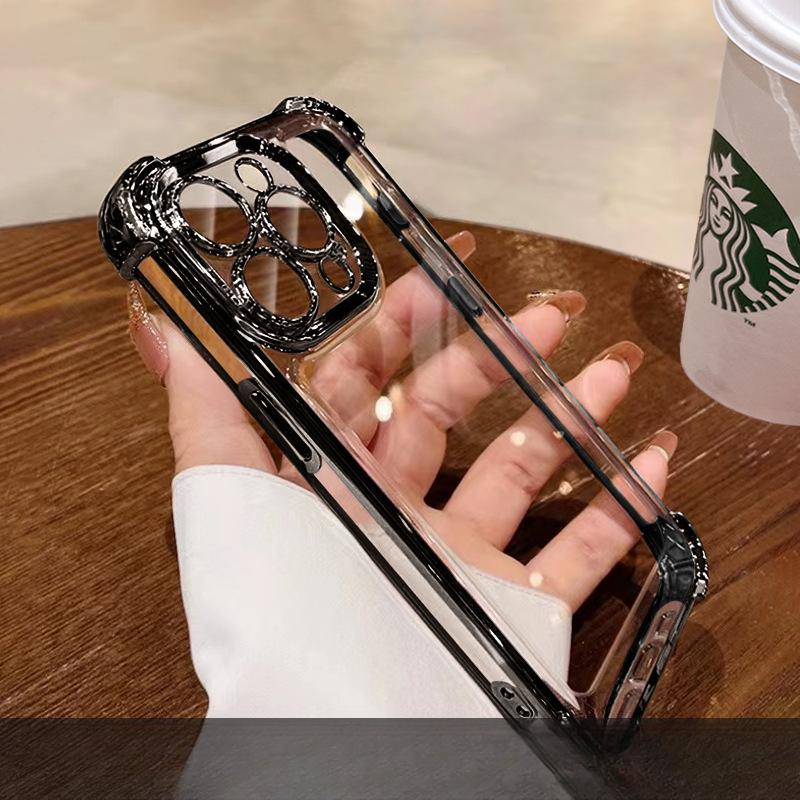 

Подходит для чехла для телефона Apple 16pro: 15 Гальванизированный, защита от падений, 14 Прозрачный, с премиальным ощущением, 13 Четырехугольные воздушные подушки, 12 Простой и мягкий iPhone 16