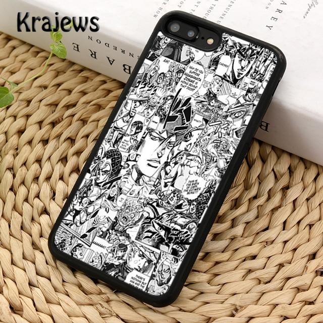 Krajews Anime JoJo S Bizarre Adventure Phone Case Cover For iPhone 16 15 14 Plus XR XS 11 12 Mini 13 Pro Max Fundas