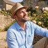 Wide Brim Jazz Hat Woven Stripe Panama Cap Fashion Beach Hat  Men Women