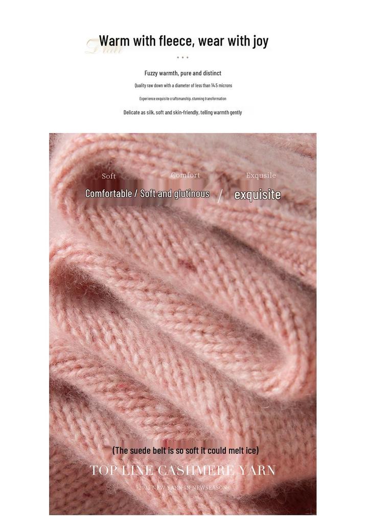 Women's Heavyweight Cashmere Dotted Knit Cardigan - High Neck, Long Sleeve, Zipper, Warm, Loose, Comfortable